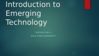 Introduction to Emerging Technologies Chapter-5.pptx